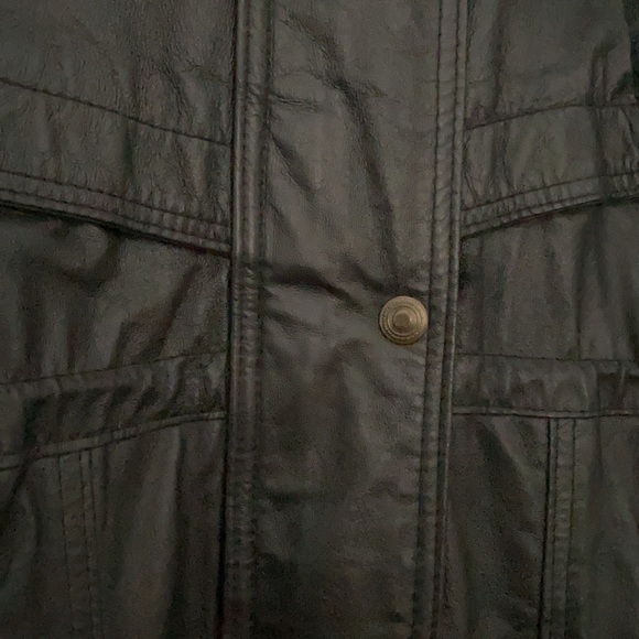 Perle rare ⚫️ leather winter coat - Picture 3 of 5